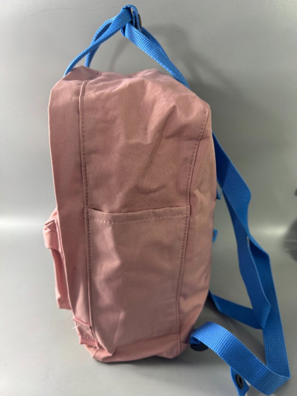 The Fjallraven Kanken Backpack in Pink Air Blue - Picture 3 of 13